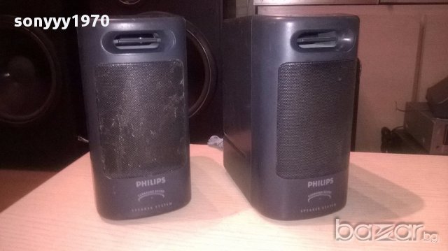 philips-2бр колони 19х16х10см-внос швеицария, снимка 6 - Тонколони - 16910703