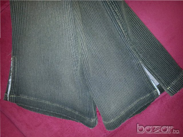 Дамски еластичен панталон - рипсено кадифе, снимка 4 - Панталони - 16161308