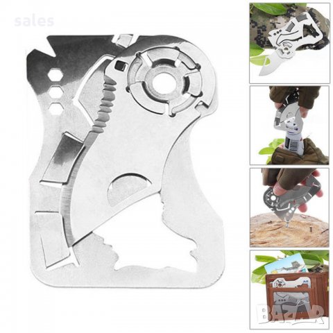 Мултифункционален инструмент карта с 9 функции, снимка 1