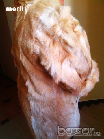 Палто от 100% естествена кожа от лисица, снимка 4 - Палта, манта - 11572087