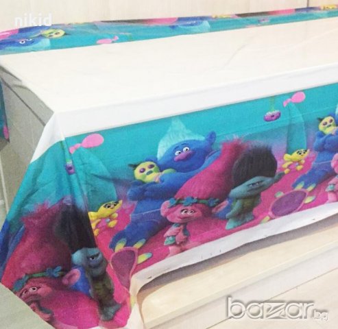 Тролчета Trolls Тролчетата найлонова покривка за парти рожден ден