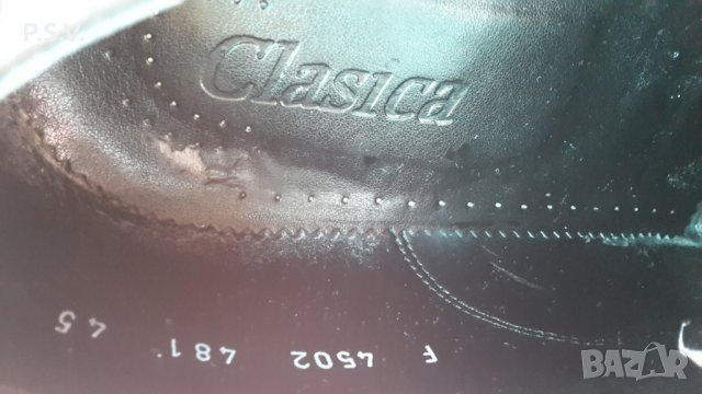 CLASICA-Итал.45н ест.кожа мъжки обувки, снимка 8 - Официални обувки - 24975334