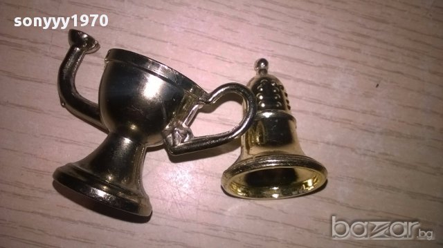 Мини ретро колекция-чаиник-мед/месинг-7х6х3см-внос швеицария, снимка 10 - Антикварни и старинни предмети - 17328548