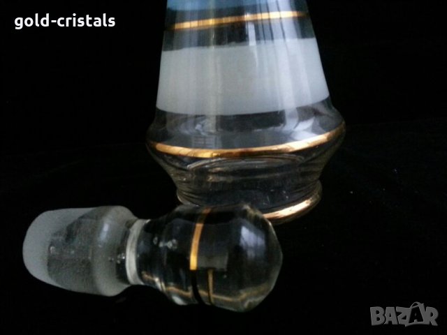 антикварна стъклена гарафа , снимка 2 - Антикварни и старинни предмети - 24105721