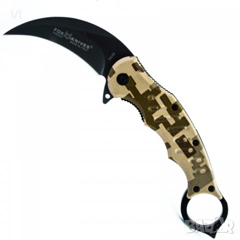 Нож  карамбит - FOX KNIFE FA33 - KARAMBIT  размери -70х 195