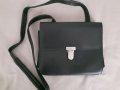 Poco Loco - интересна черна чанта от естествена кожа, снимка 3