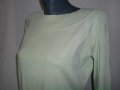 Еластична памучна блузка / Зелена / голям размер , снимка 3
