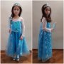 Детски рокли на Елза и Ана от "Замръзналото кралство" с подарък жезъл , снимка 8
