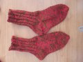 Нови топли вълнени чорапи плетени от истинска домашна вълна, подходящи за туризъм , снимка 3