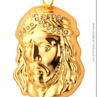 ИИСУС ХРИСТОС – МЪЖКО ПОЗЛАТЕНО КОЛИЕ, снимка 2 - Колиета, медальони, синджири - 11045177
