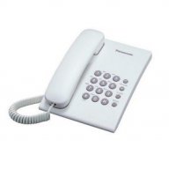 Стационарен телефон Panasonic, model: KX-TS500FX, бял, снимка 2 - Стационарни телефони и факсове - 13968295