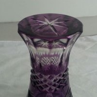 Кристална ваза цветен кристал, снимка 8 - Антикварни и старинни предмети - 23822279