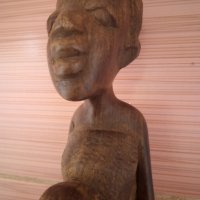 Стара абаносова статуетка, снимка 5 - Статуетки - 24190825