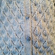 Ръчно плетена памучна жилетка, снимка 10 - Жилетки - 17810707