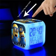 Миниони Despicable Me Alarm часовници с термометър с 7 цвята на дисплея, снимка 2 - Други - 12283345