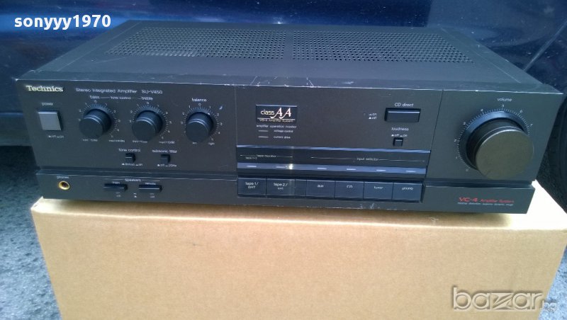 technics su-v450-stereo amplifier-class aa- 450watts-внос швеицария, снимка 1
