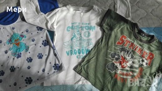 3 тениски за 4 годишно момче - обща цена 4 лв., снимка 1