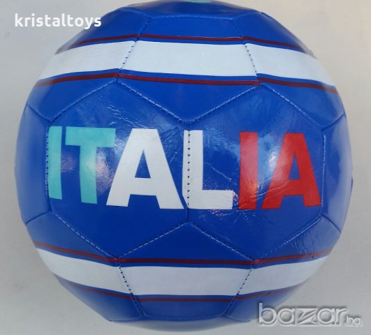 Футболна топка с националните отбори на Италия, Холандия, Германия, Франция и Русия., снимка 5 - Други спортове - 18373886