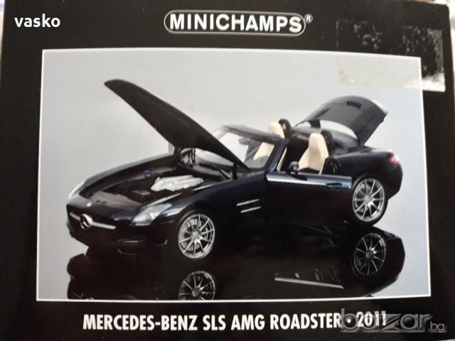  Minichamps 1:18-Mercedes перфектен, снимка 4 - Колекции - 18977539