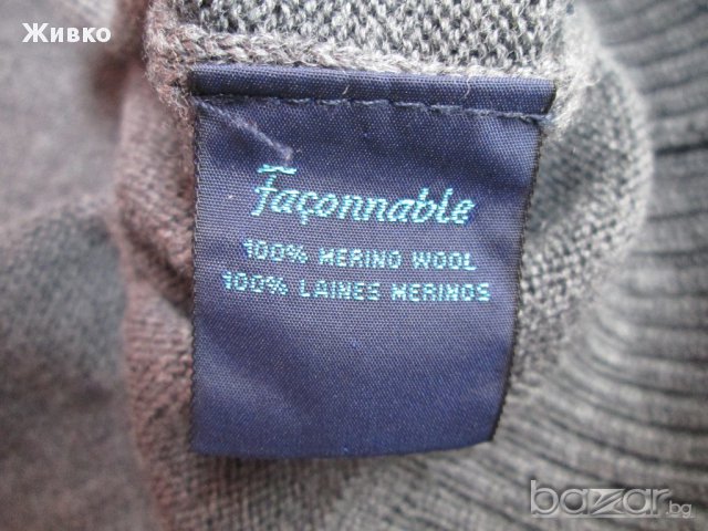 Faconnable пуловер без ръкави., снимка 4 - Пуловери - 17620914