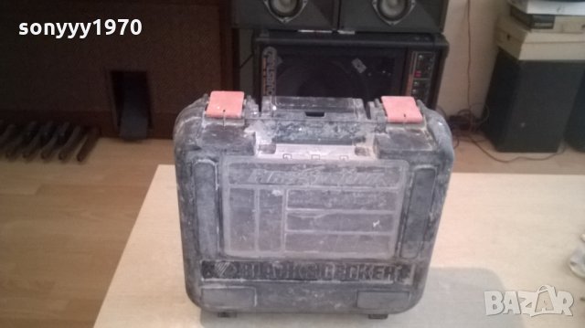 black & decker куфар за винтоверт-внос швеицария, снимка 10 - Винтоверти - 22793567