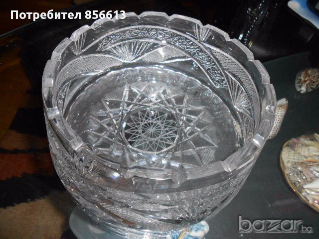 Кристална купа, снимка 2 - Вази - 10337738