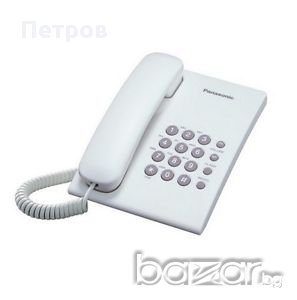 Стационарен телефон Panasonic, model: KX-TS500FX, бял, снимка 2 - Стационарни телефони и факсове - 13968295