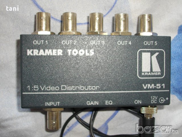 видеодистрибутор крамер, снимка 1 - Камери - 18173912