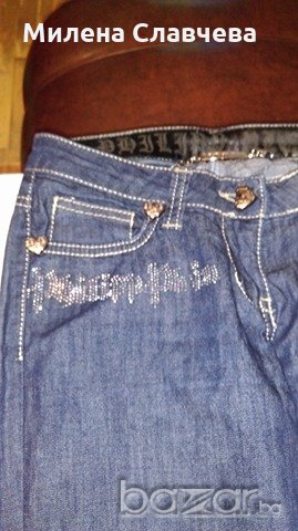 100% ОРИГИНАЛНИ ДЪНКИ PHILIPP PLEIN, снимка 2 - Дънки - 20904029