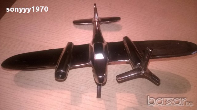 Англииски бомбардировач-31х24-хром/инокс-внос англия, снимка 12 - Антикварни и старинни предмети - 16707534