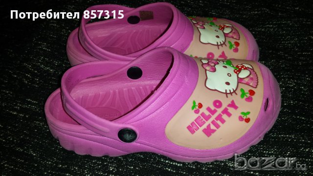 Кроксове Hello Kitty №28, снимка 5 - Детски сандали и чехли - 9710597