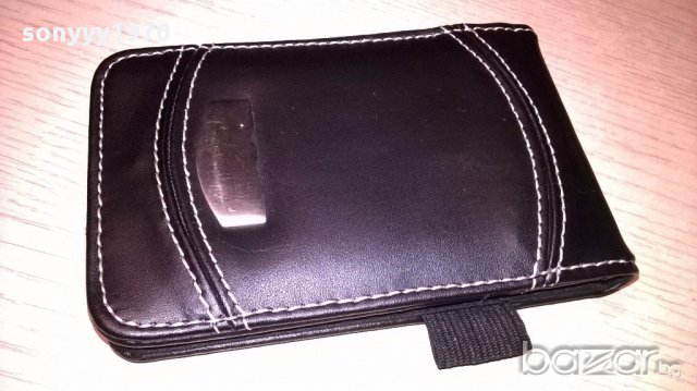 Кожен калъф с каклулатор-14х9см-внос швеицария