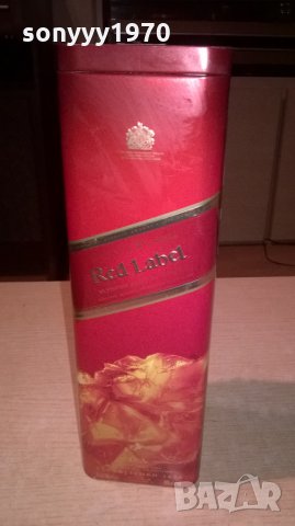 поръчана-johnnie walker-red label-метална кутия от уиски, снимка 8 - Колекции - 22889658