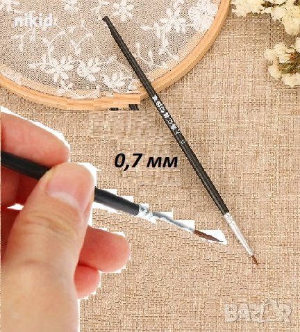 Тънка декорираща четка за украса декорация и надпис