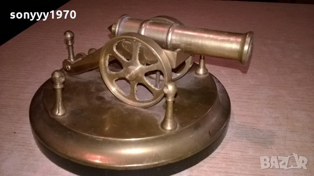 топ/оръдие-мед/месинг-ретро колекция-17х8см, снимка 12 - Колекции - 22197928