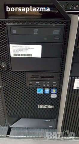 Lenovo ThinkStation S20 Intel Xeon Quad-Core W3530 2.80GHz / 12288MB (12GB) / 750GB / DVD/RW / 10xUS, снимка 1 - Работни компютри - 23643740