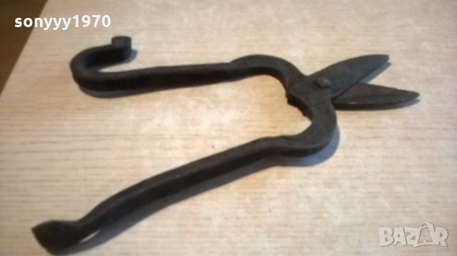 стари ножици за ламарина-27см-ковано желязо, снимка 3 - Колекции - 23056589