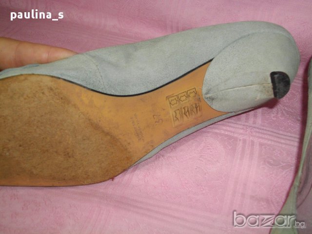 Естествен велур / Дизайнерски обувки "Ensemble Scenario"genuine velvet / естествена кожа - велур, снимка 2 - Дамски ежедневни обувки - 14223955