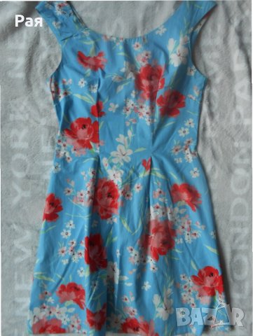 Свежа рокля на флорални мотиви , снимка 6 - Рокли - 23955943