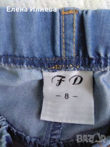 Летни детски дънкови бермуди, 7-8г момче, снимка 3 - Детски къси панталони - 21977309