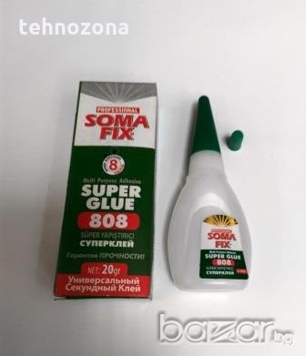 Универсално секундно лепило Soma Fix 808, снимка 2 - Лепила и силикон - 19268598
