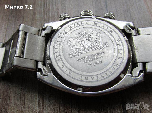 Мъжки часовник Festina Chronograph F16583, снимка 5 - Мъжки - 25783510
