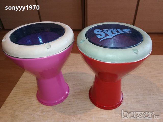 тарамбуки-КАФЯВА/СИНЯ/ЗЕЛЕНА/ЧЕРНА/розова или червена-26х17см-от сирия, снимка 6 - Ударни инструменти - 21284189