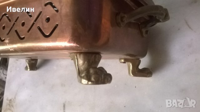 меден съд за подгряване, снимка 5 - Антикварни и старинни предмети - 25317836