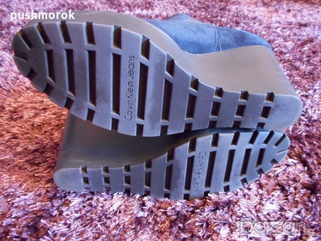Calvin Klein Jeans Sydney suede, снимка 11 - Дамски боти - 19989844