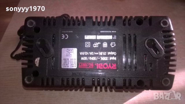 ryobi bc-1807t battery charger-внос швеция, снимка 2 - Винтоверти - 23933052