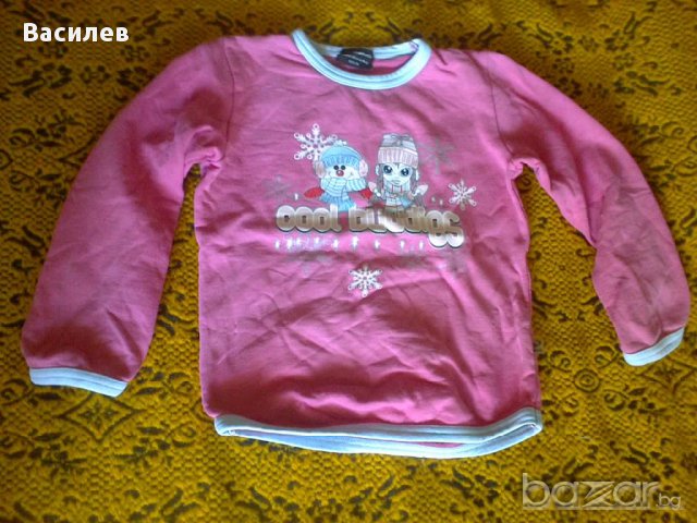 Дино блузка 100 % памук, ватирана