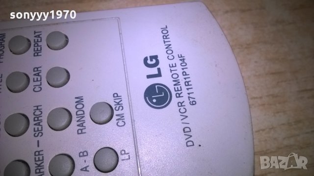 lg dvd/vcr-remote control-внос швеицария, снимка 7 - Дистанционни - 25313830