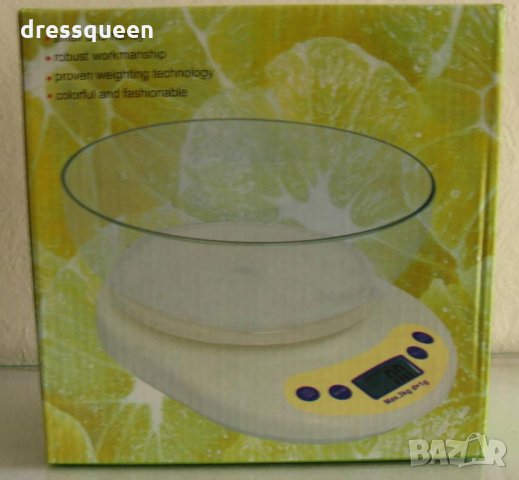 0120 Електронна кухненска везна с купа до 5кг, снимка 5 - Други стоки за дома - 25041476