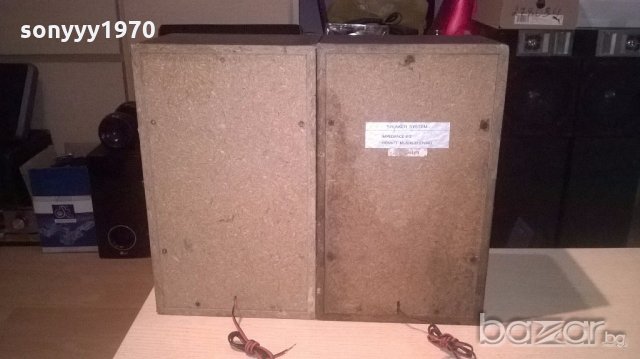 speaker system 2х100watt/8ohm-35x21x17см-внос швеицария, снимка 5 - Тонколони - 19781735